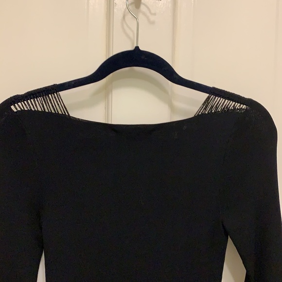 Beaded Shoulder Knit Top - Picture 4 of 7